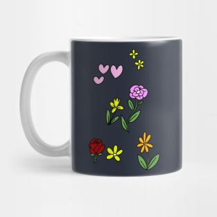 Hearts and Flowers Mug